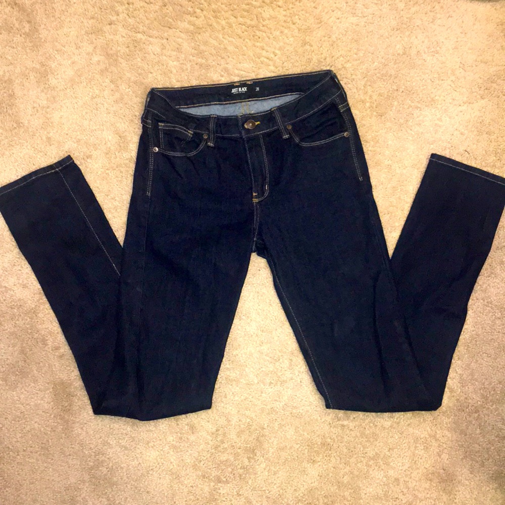 Just Black Skinny Jeans, 28